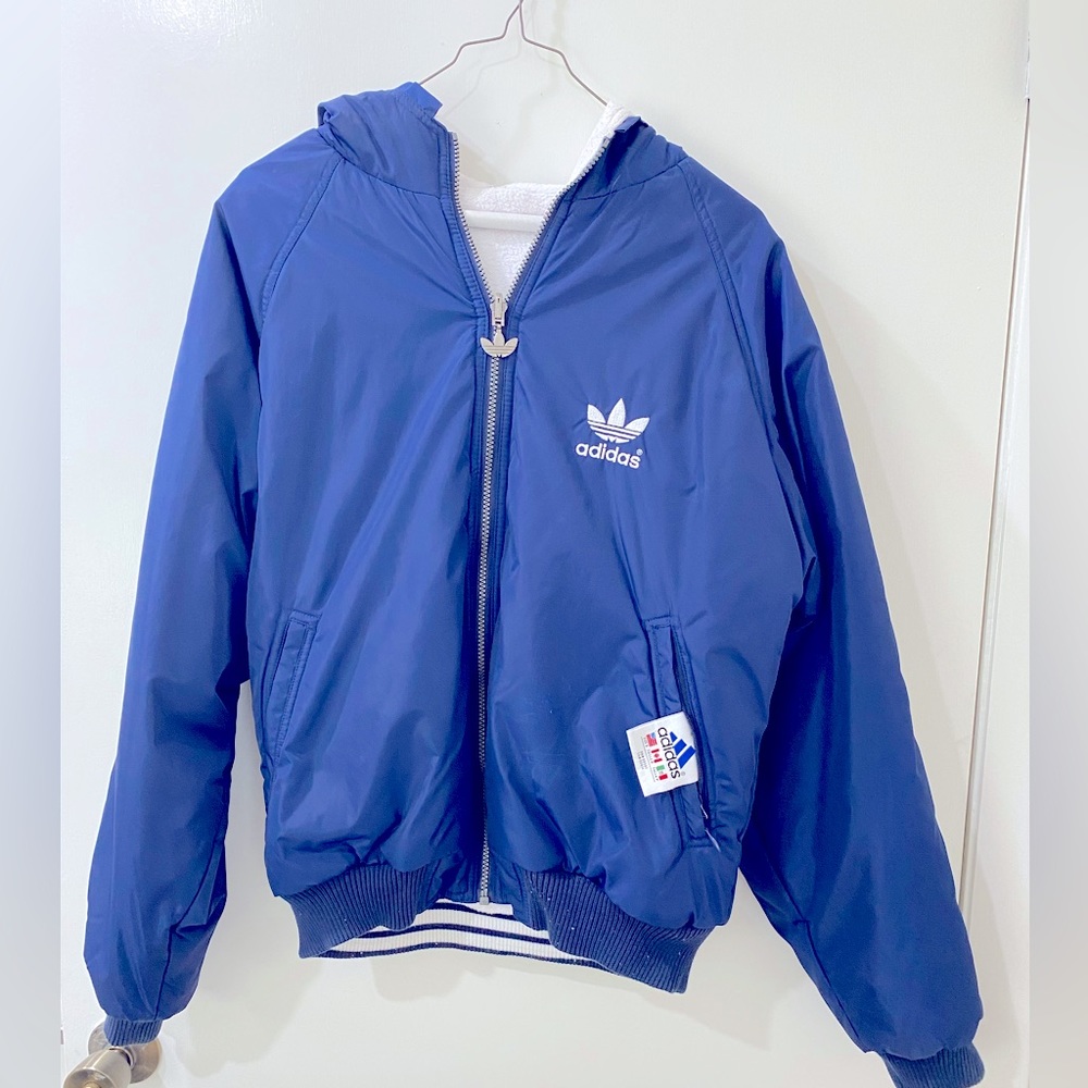 90’s Old School Adidas Logo Winter Jacket